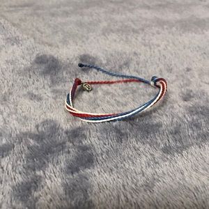 Pura Vida ‘Original’ Red, White, and Blue Bracelet.